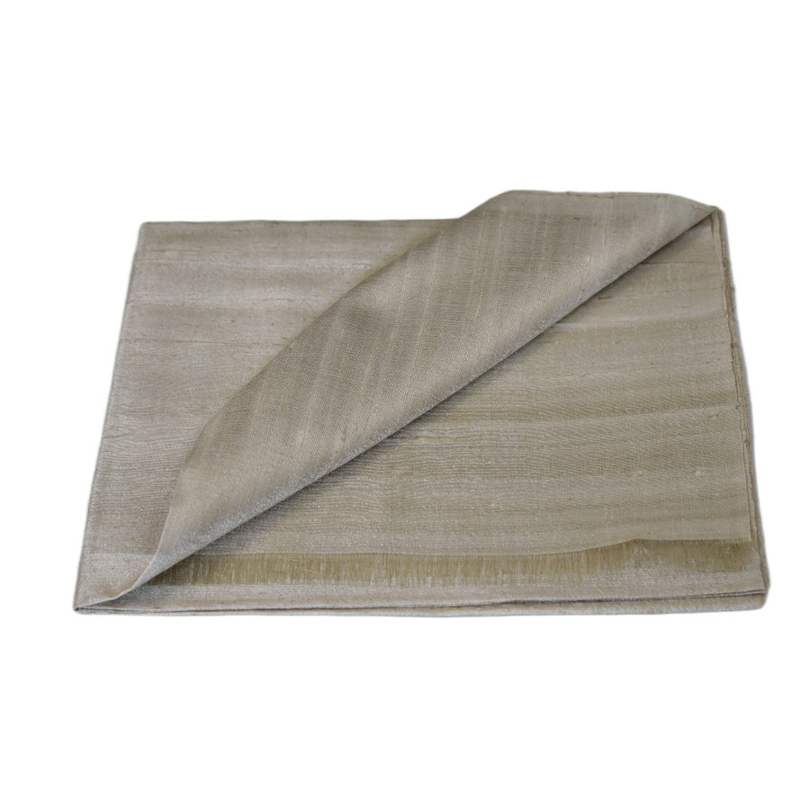 Esarfa-Sal din Matase Naturala Dupioni Raw Silk - Ivory Bej -> Cod: DupionPureSilk2