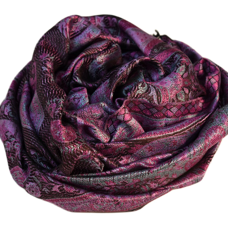 SAL Premium Jamawar din 100% Matase Naturala - Heritage -> Cod: PureSilkJamawar3