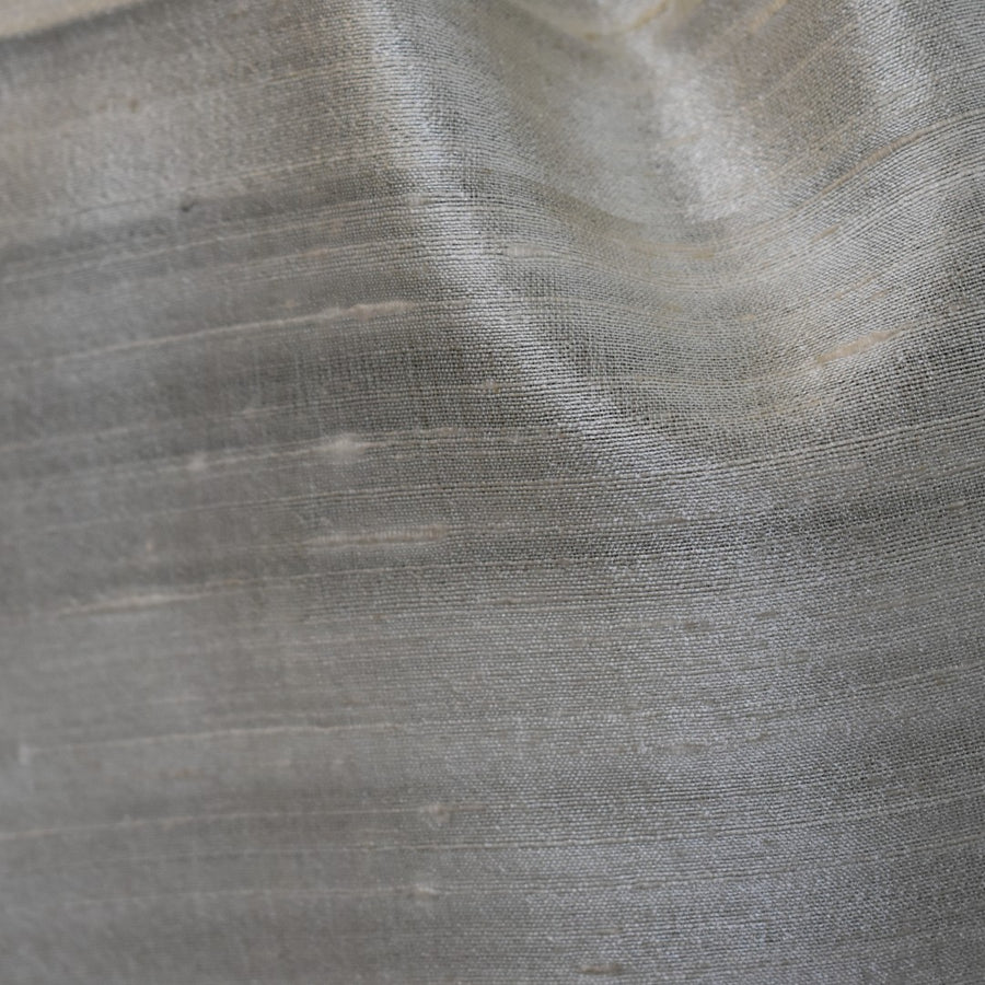 Esarfa-Sal din Matase Naturala Dupioni Raw Silk - Ivory Bej -> Cod: DupionPureSilk2