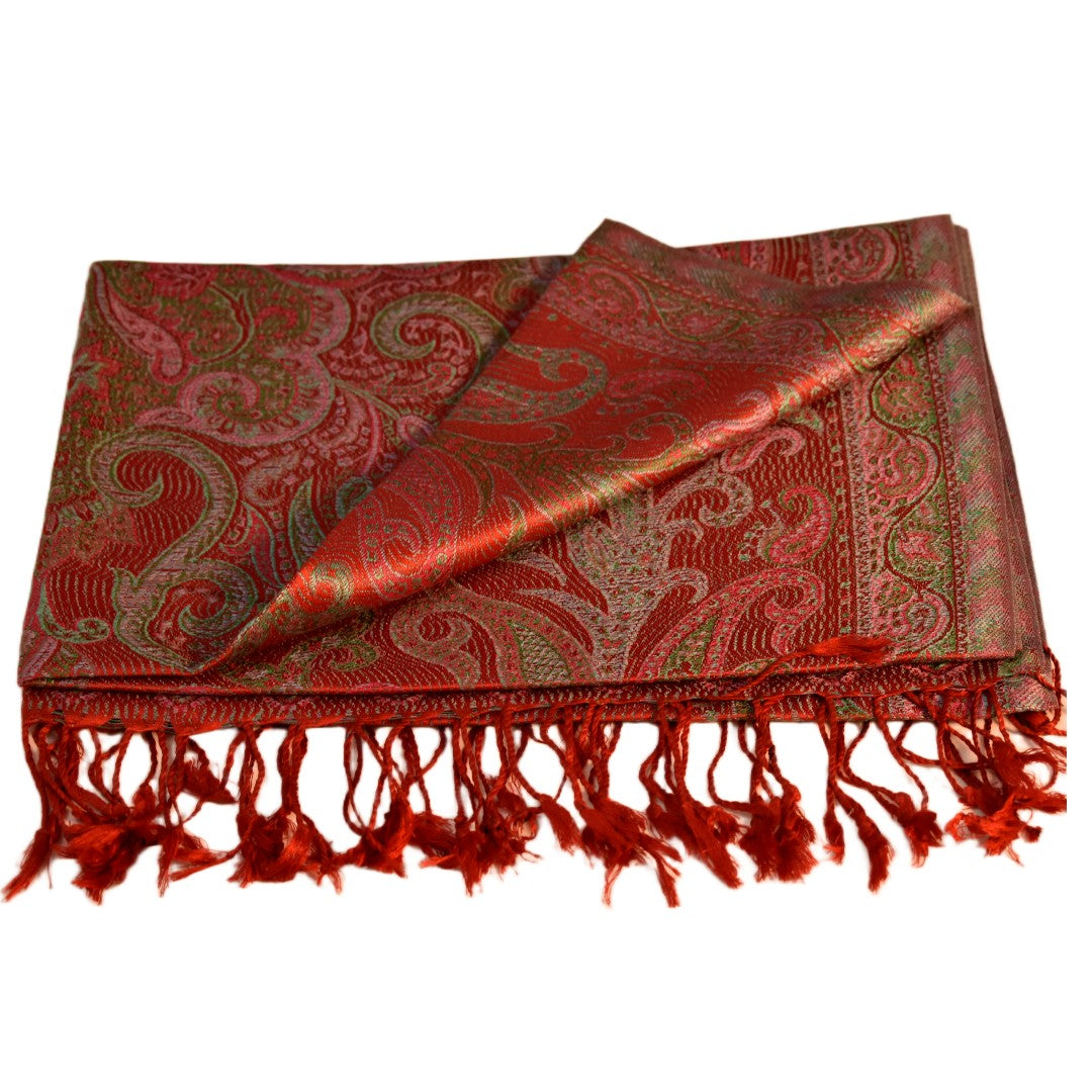 SAL Premium Jamawar din 100% Matase Naturala - Heritage -> Cod: PureSilkJamawar4