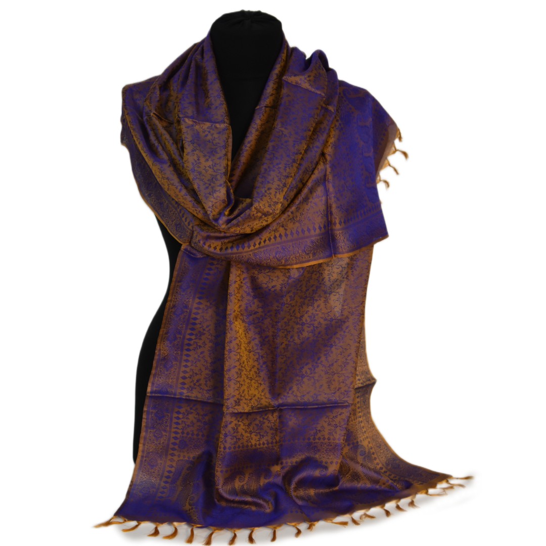 Eșarfă Premium din Mătase Naturală – Tesută Manual-> Cod: HANDMADE4