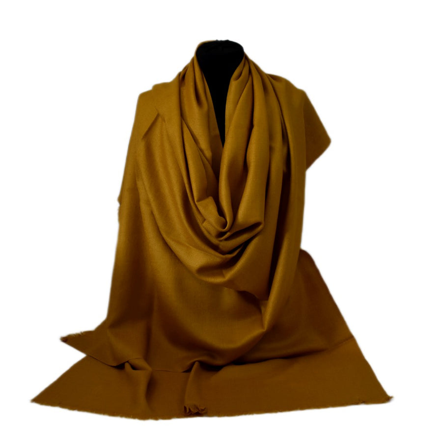 NOU! Sal Premium din Lana Merino & Matase Naturala -> Fresh Mustard - Cod: SilkMerino3