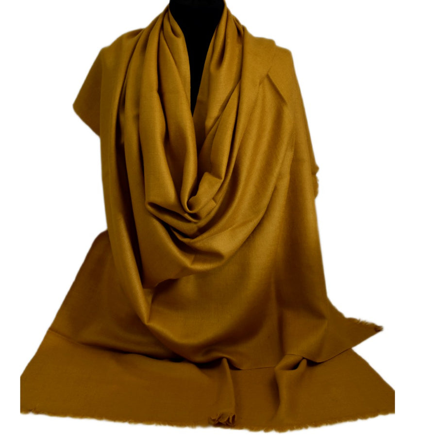 NOU! Sal Premium din Lana Merino & Matase Naturala -> Fresh Mustard - Cod: SilkMerino3