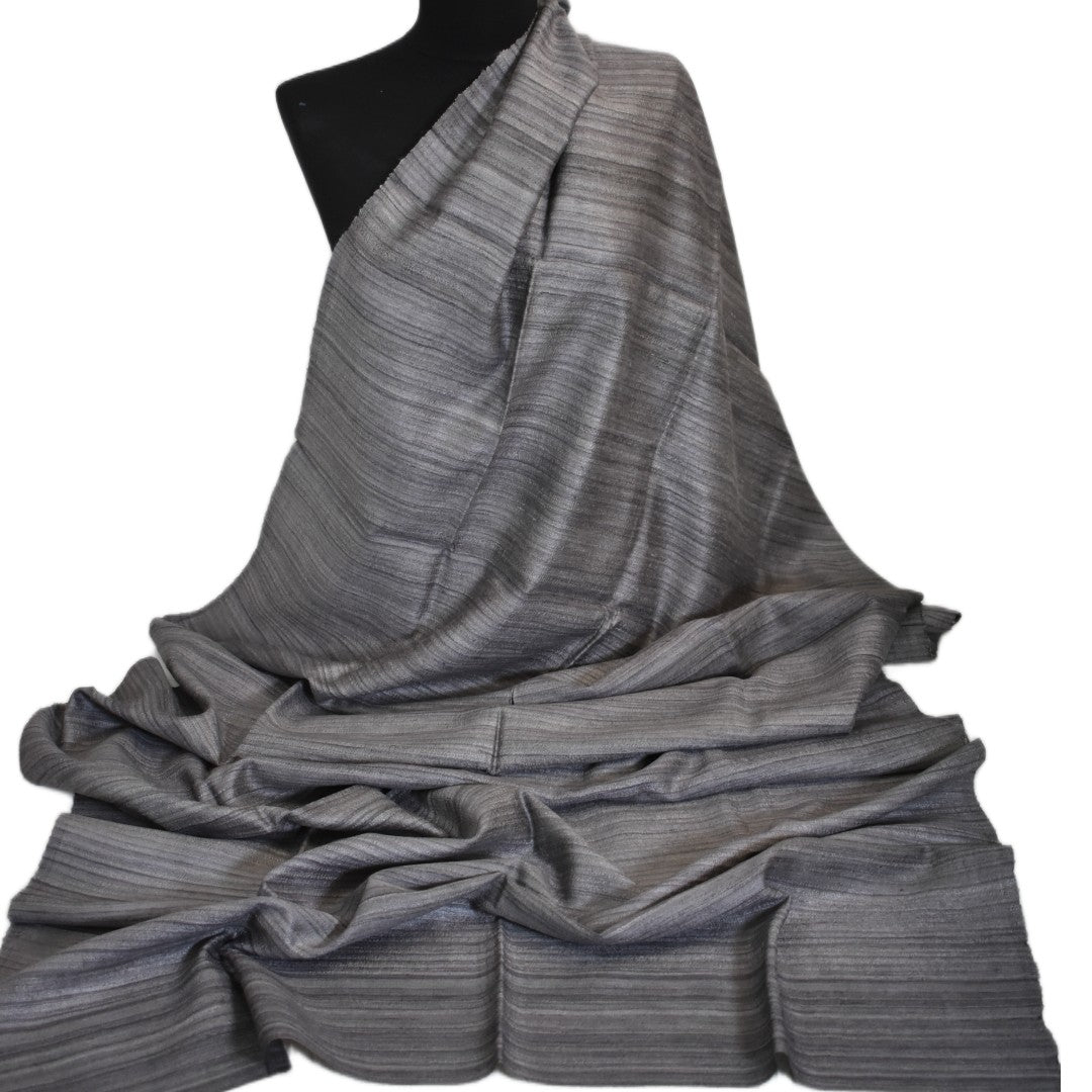 Sal tesut manual din 100% Matase Naturala Organica - Ghicha Tassar/Tussar Silk -> Cod: OrganicSilk4