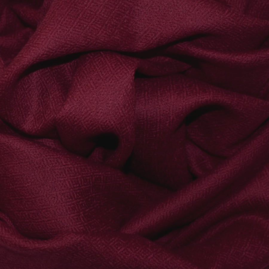 NOU! Sal Premium din Lana Merino-> Rosu Visiniu - Cod: SalMerino4