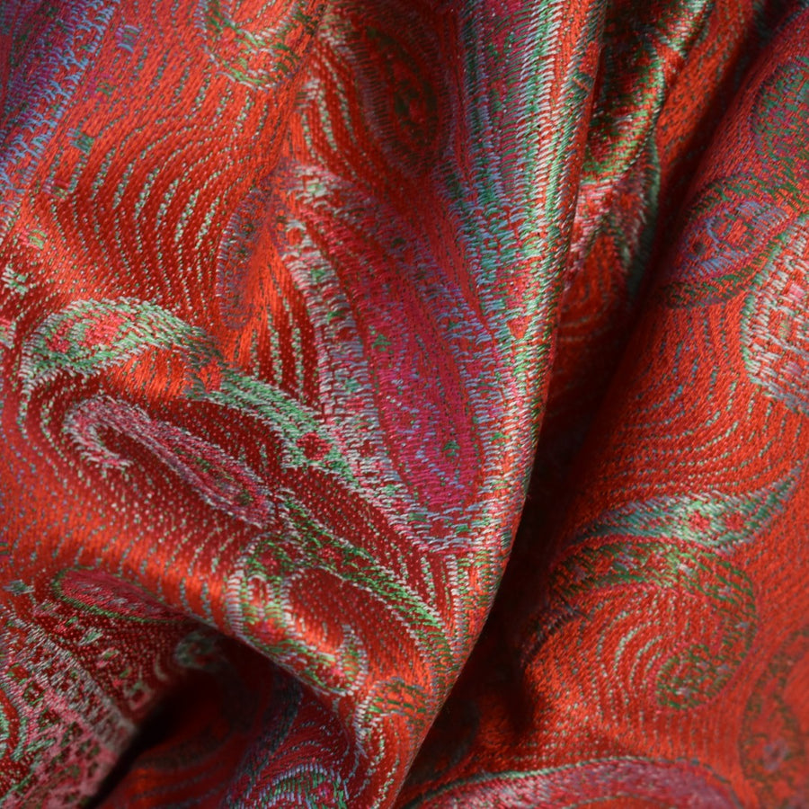 SAL Premium Jamawar din 100% Matase Naturala - Heritage -> Cod: PureSilkJamawar4