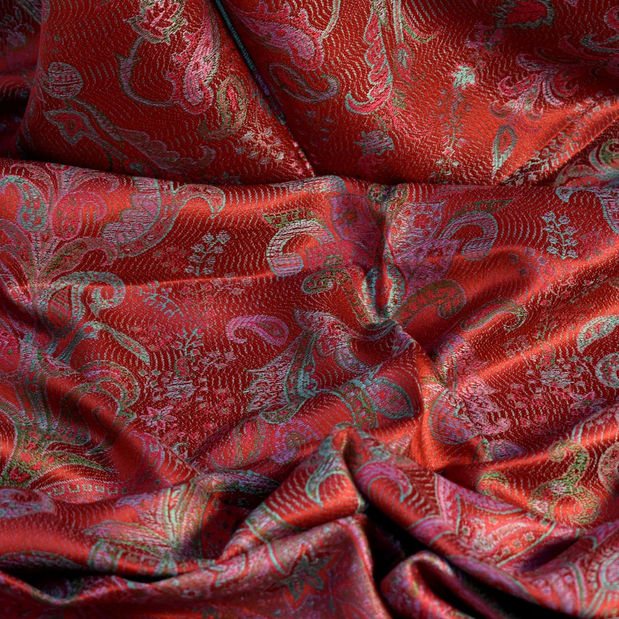 SAL Premium Jamawar din 100% Matase Naturala - Heritage -> Cod: PureSilkJamawar4