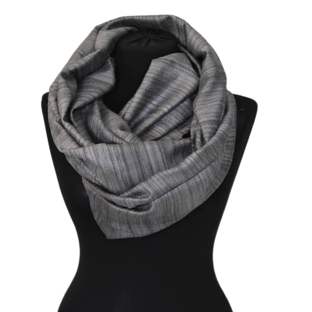 Sal tesut manual din 100% Matase Naturala Organica - Ghicha Tassar/Tussar Silk -> Cod: OrganicSilk4