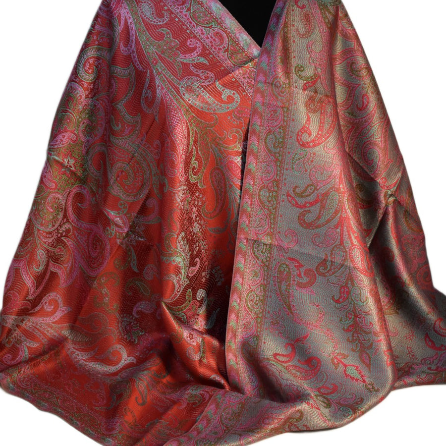 SAL Premium Jamawar din 100% Matase Naturala - Heritage -> Cod: PureSilkJamawar4