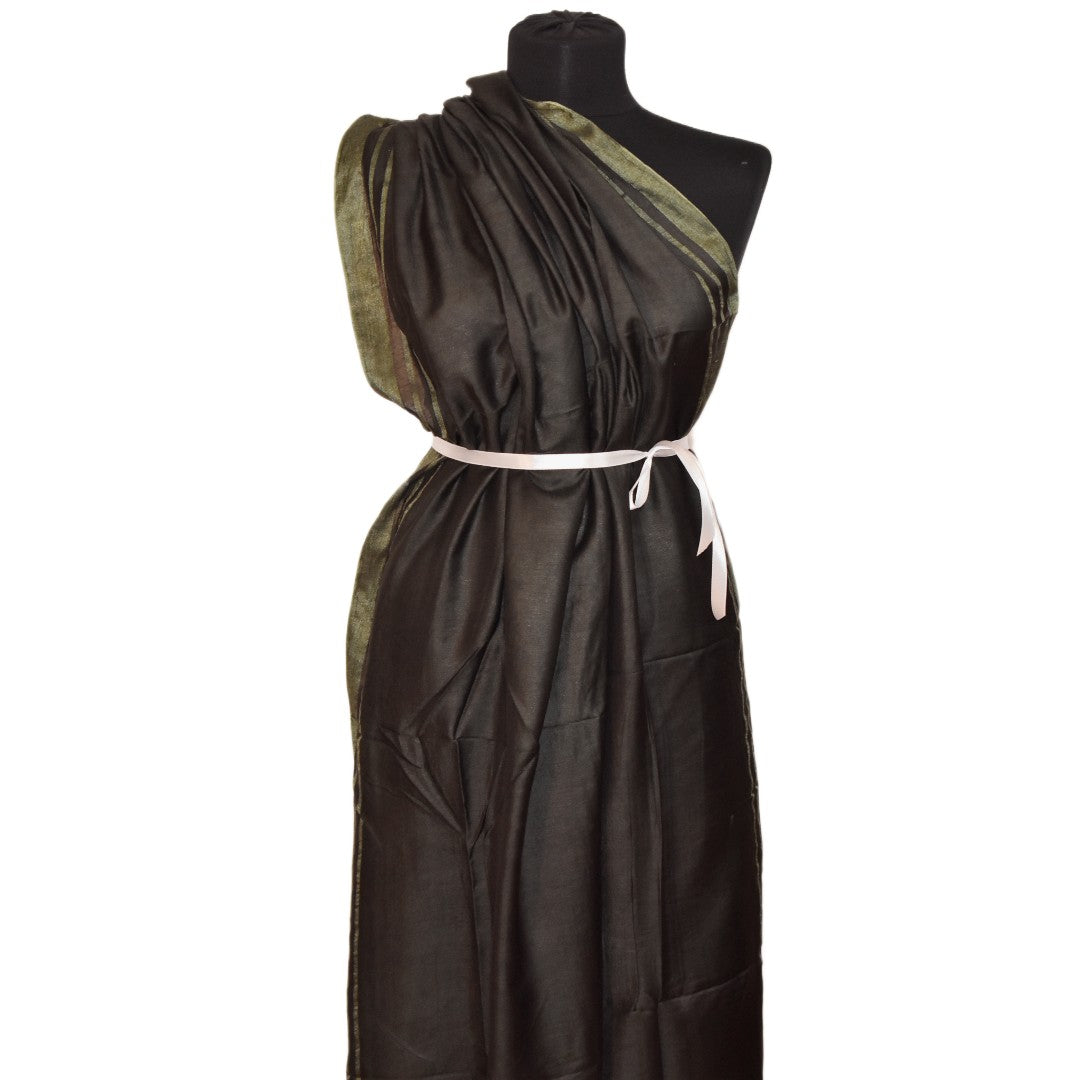 Pareo / Sarong/ Esarfa de Plaja - Cotton Silk cu bordura zari->Cod: Khadi4