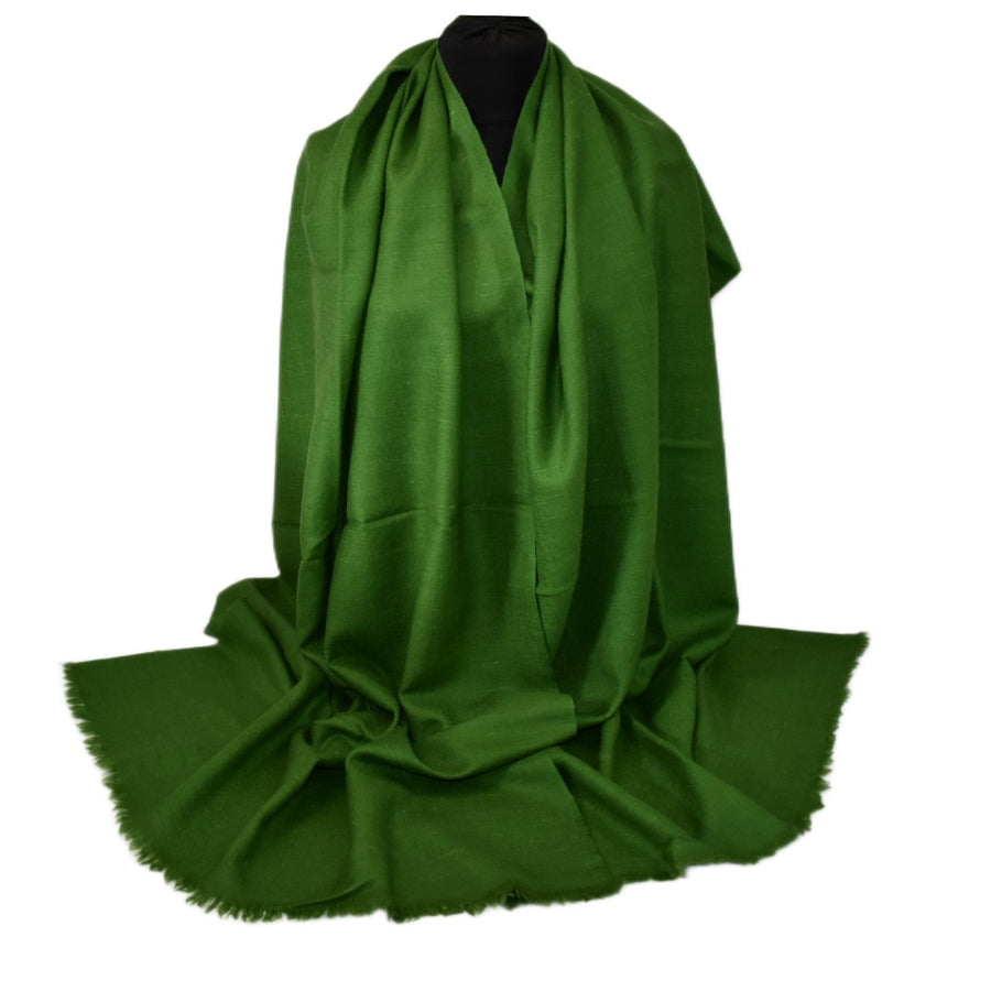 NOU! Sal Premium din Lana Merino & Matase Naturala -> Verde - Cod: SilkMerino4