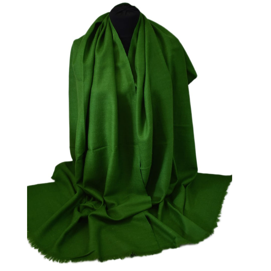 NOU! Sal Premium din Lana Merino & Matase Naturala -> Verde - Cod: SilkMerino4