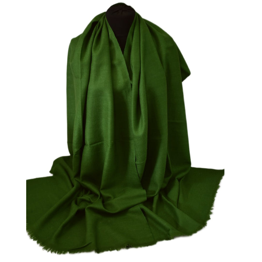 NOU! Sal Premium din Lana Merino & Matase Naturala -> Verde - Cod: SilkMerino4