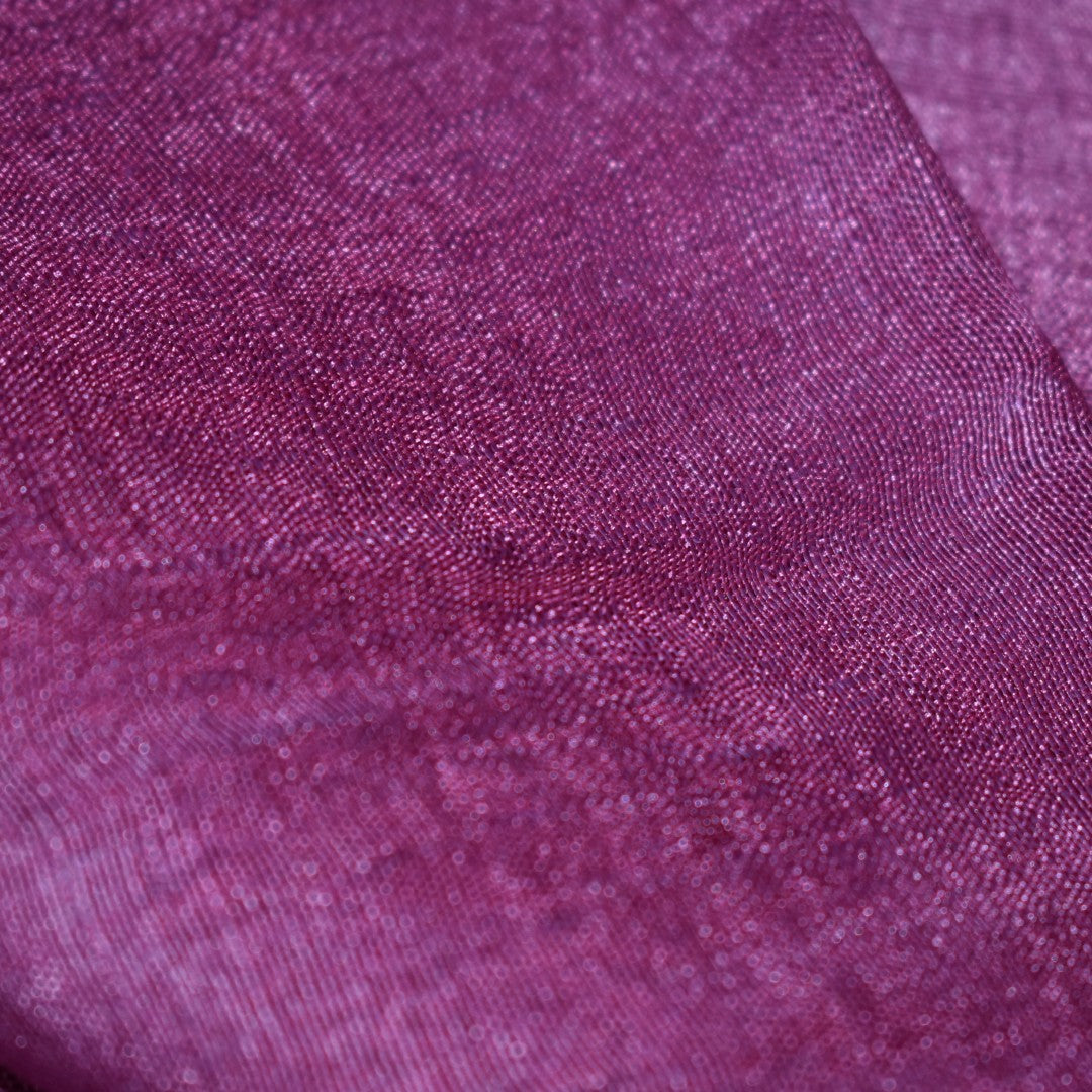 Eșarfă–Șal din Matase Naturala &In (LinenSilk) - MOV RoZE- Cod: LinenSilk6