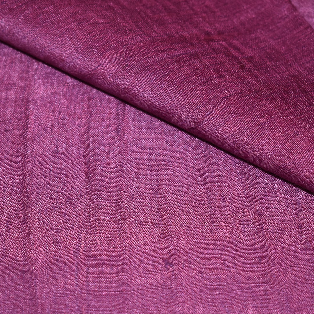 Eșarfă–Șal din Matase Naturala &In (LinenSilk) - MOV RoZE- Cod: LinenSilk6