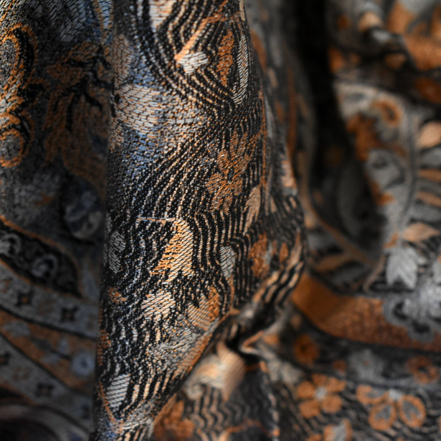 SAL Premium Jamawar din 100% Matase Naturala - Heritage -> Cod: PureSilkJamawar5