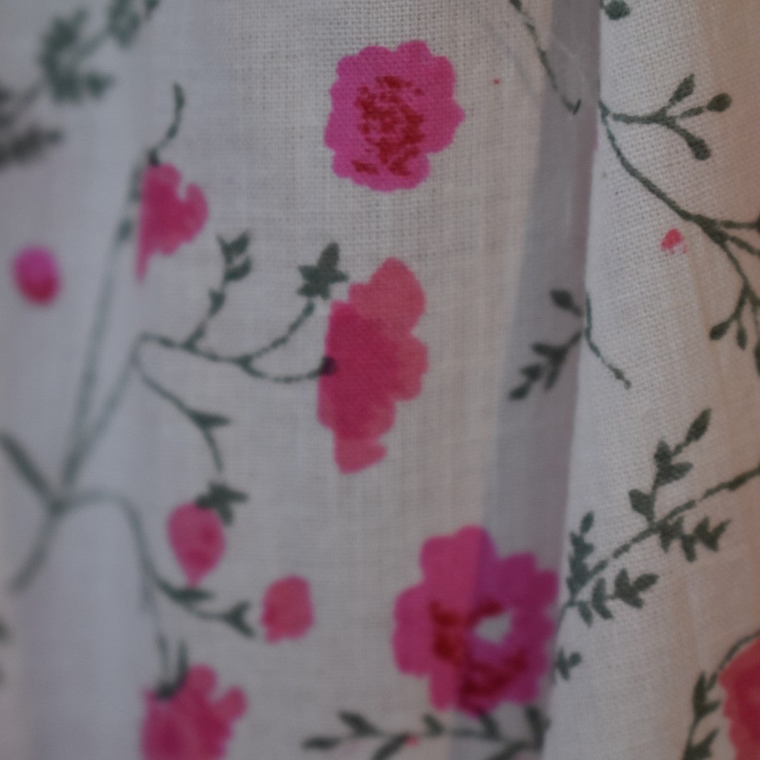 Pareo/ Sarong/ Esarfa de Plaja - 100% Bumbac cu Block printing -> Cod: Mulmul Cotton9