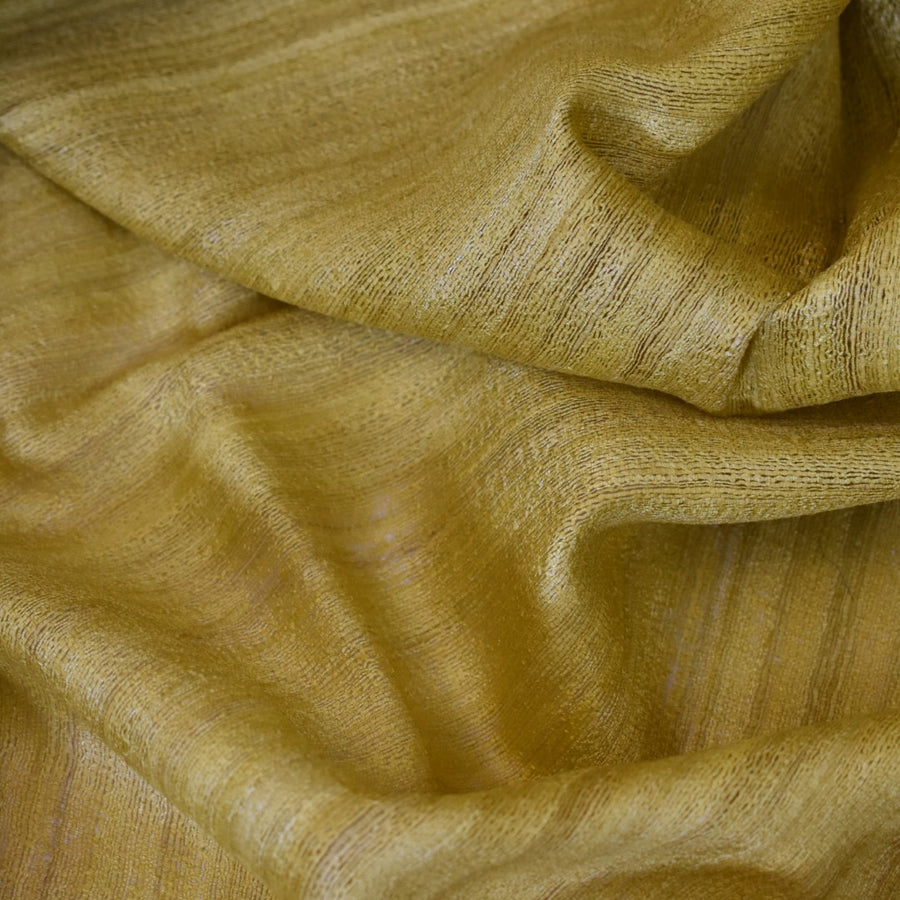 Sal tesut manual din 100% Matase Naturala Organica - Ghicha Tassar/Tussar Silk -> Cod: OrganicSilk7