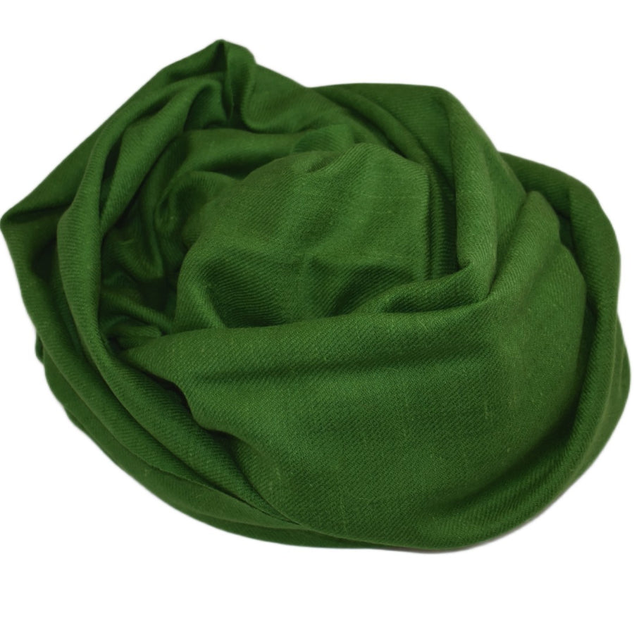 NOU! Sal Premium din Lana Merino & Matase Naturala -> Verde - Cod: SilkMerino4