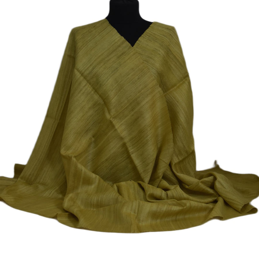 Sal tesut manual din 100% Matase Naturala Organica - Ghicha Tassar/Tussar Silk -> Cod: OrganicSilk7