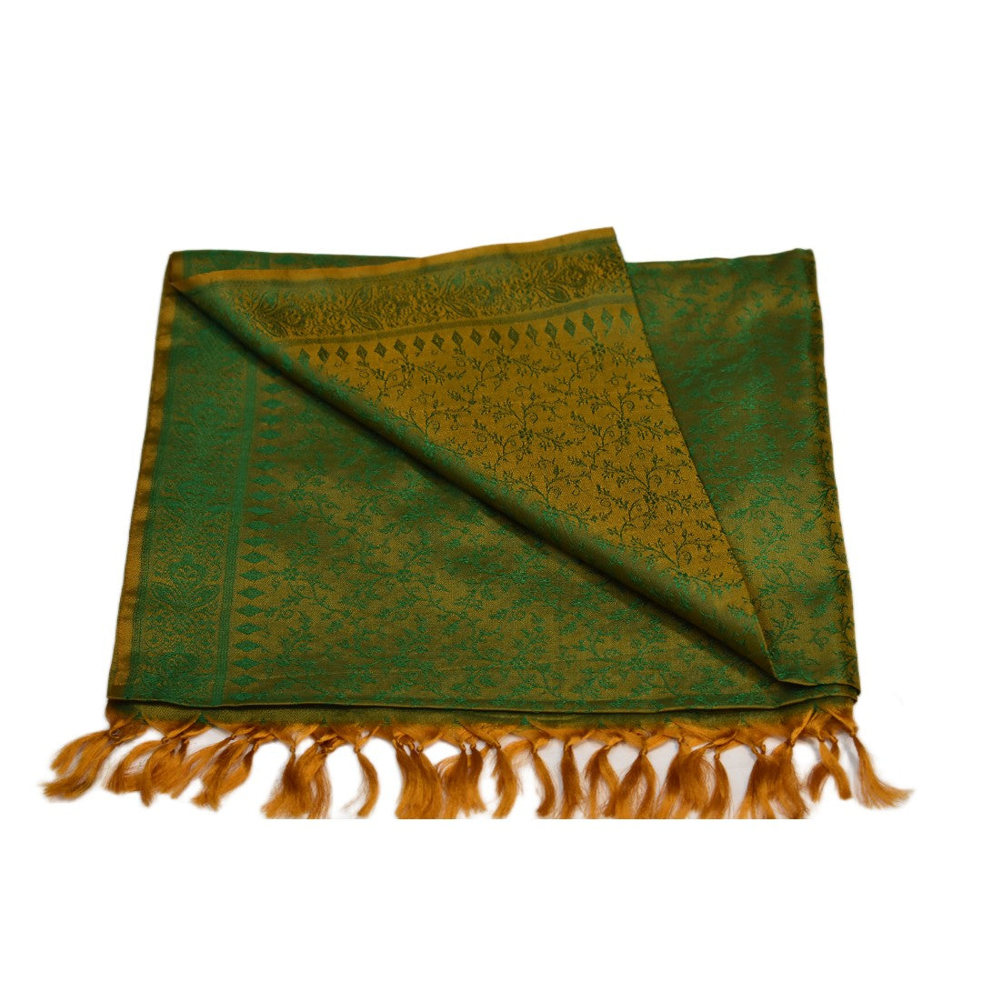 Esarfa/Sal tesut manual din Matase Naturala de Varanasi -> Cod: HANDMADE7