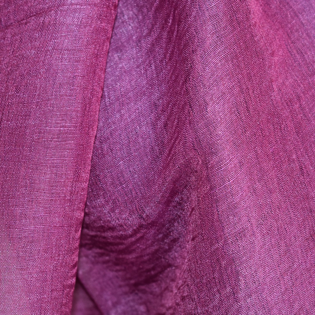 Eșarfă–Șal din Matase Naturala &In (LinenSilk) - MOV RoZE- Cod: LinenSilk6