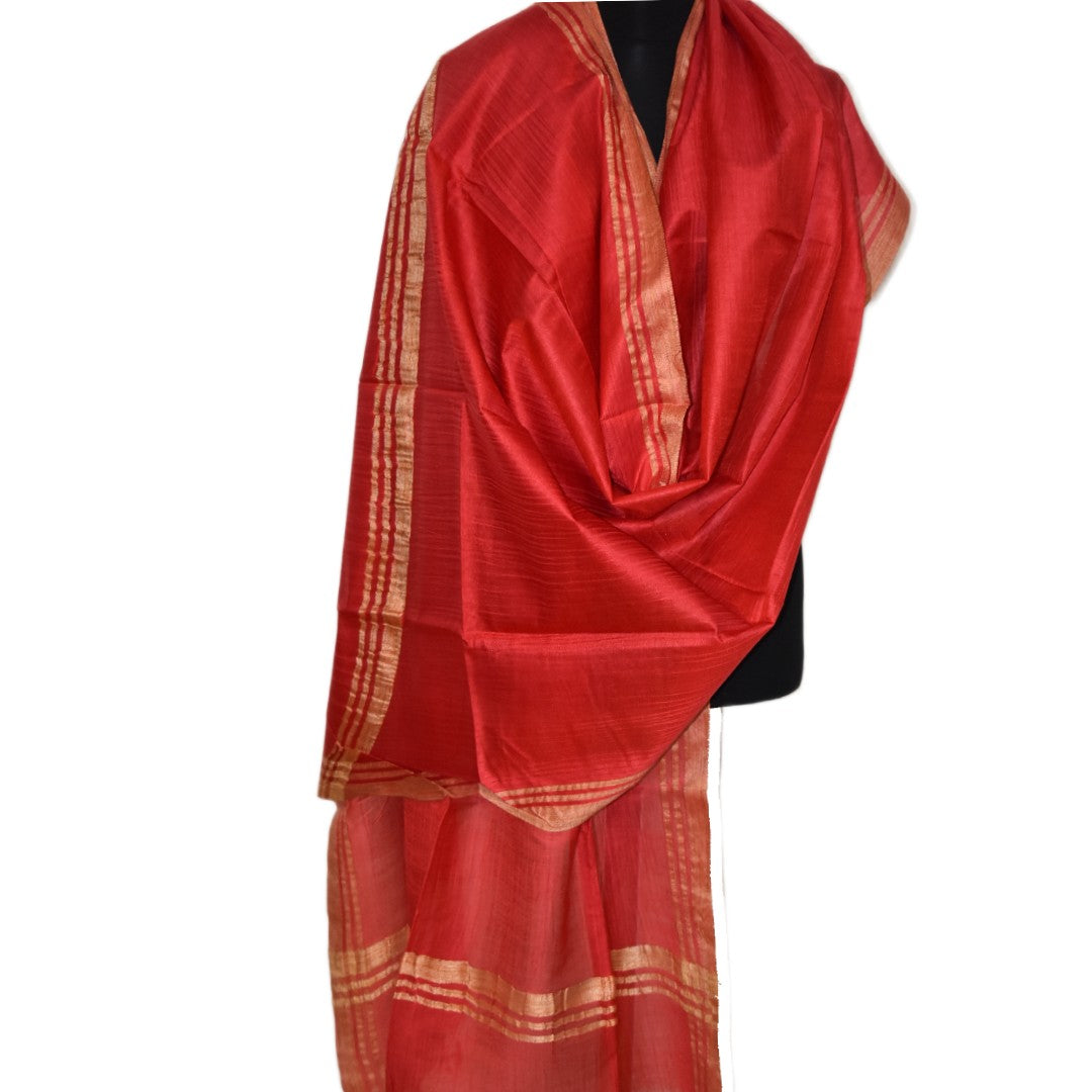 Pareo / Sarong/ Esarfa de Plaja - Cotton Silk cu bordura zari->Cod: Khadi5