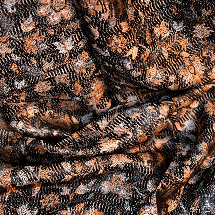 SAL Premium Jamawar din 100% Matase Naturala - Heritage -> Cod: PureSilkJamawar5