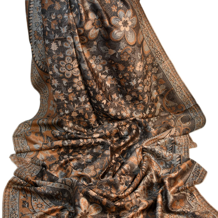 SAL Premium Jamawar din 100% Matase Naturala - Heritage -> Cod: PureSilkJamawar5