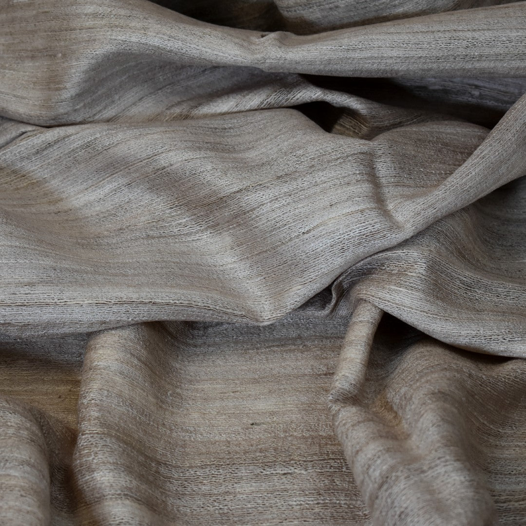 Sal tesut manual din 100% Matase Naturala Organica - Ghicha Tassar/Tussar Silk -> Cod: OrganicSilk8