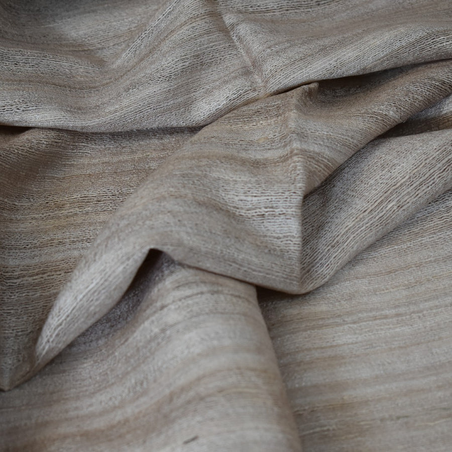 Sal tesut manual din 100% Matase Naturala Organica - Ghicha Tassar/Tussar Silk -> Cod: OrganicSilk8