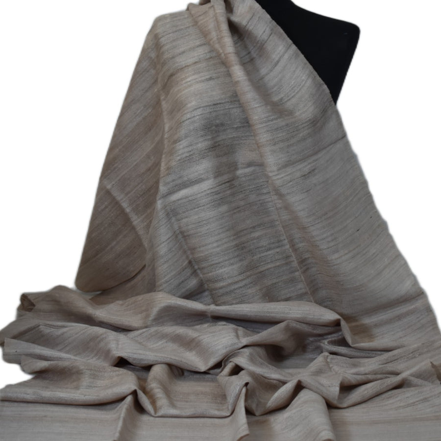 Sal tesut manual din 100% Matase Naturala Organica - Ghicha Tassar/Tussar Silk -> Cod: OrganicSilk8