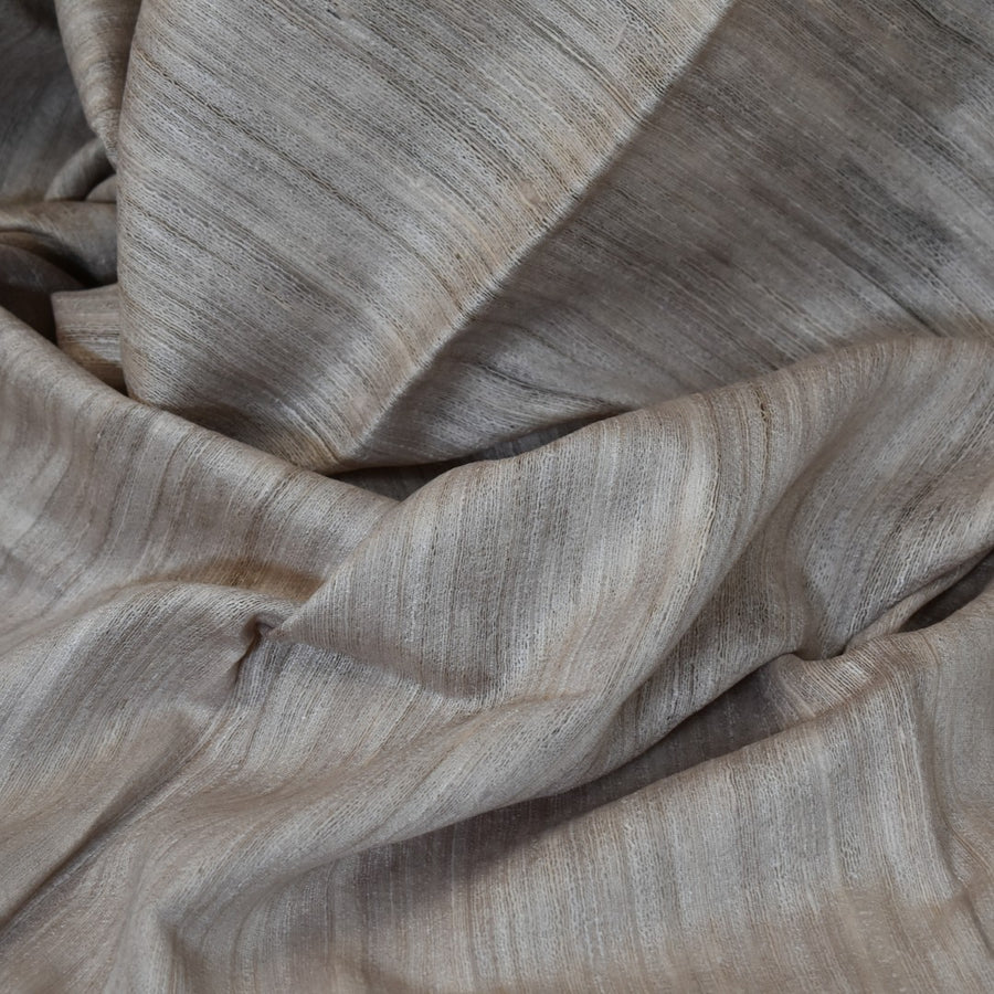 Sal tesut manual din 100% Matase Naturala Organica - Ghicha Tassar/Tussar Silk -> Cod: OrganicSilk8