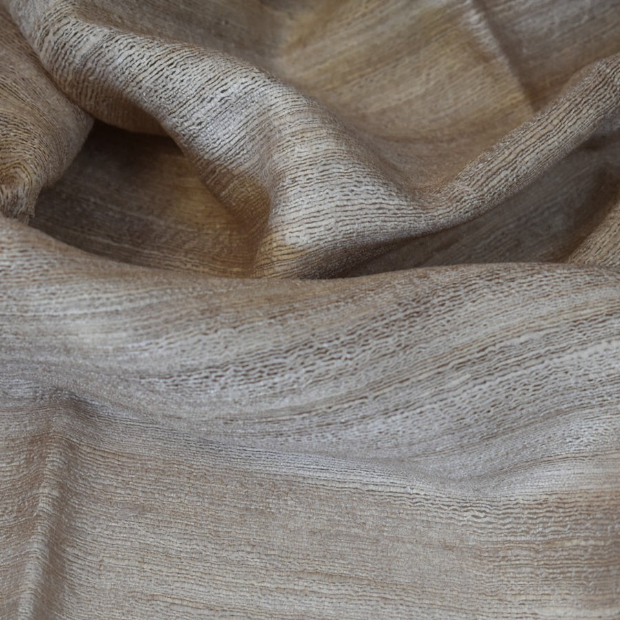 Sal tesut manual din 100% Matase Naturala Organica - Ghicha Tassar/Tussar Silk -> Cod: OrganicSilk8