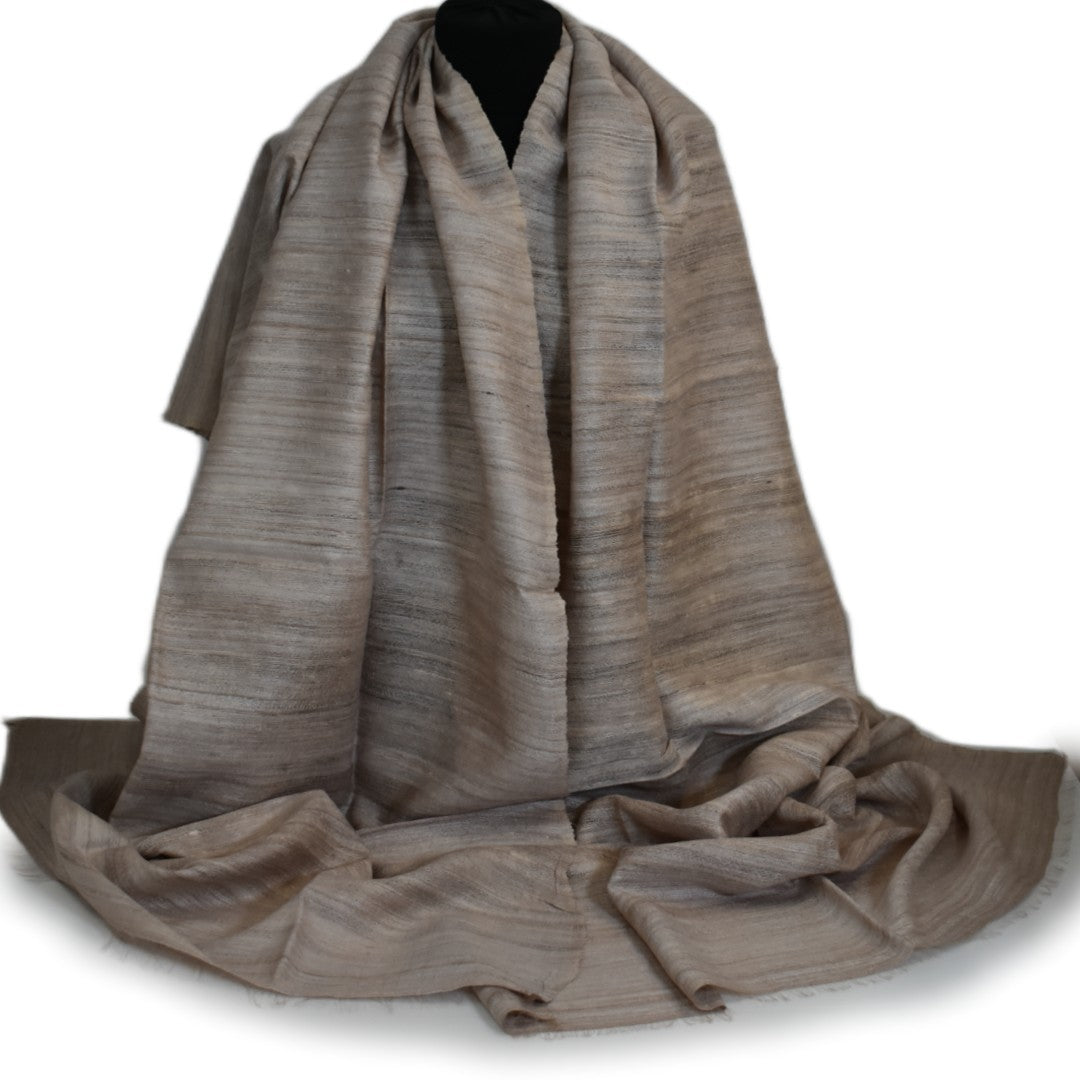 Sal tesut manual din 100% Matase Naturala Organica - Ghicha Tassar/Tussar Silk -> Cod: OrganicSilk8