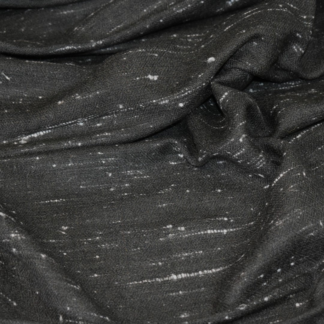 Sal Lana Angora & Merino cu dimensiuni MARI (~ 240 cm Lungime  x 105 cm Latime)-  Ash Gray - Snowflakes -> Cod: SALANG012