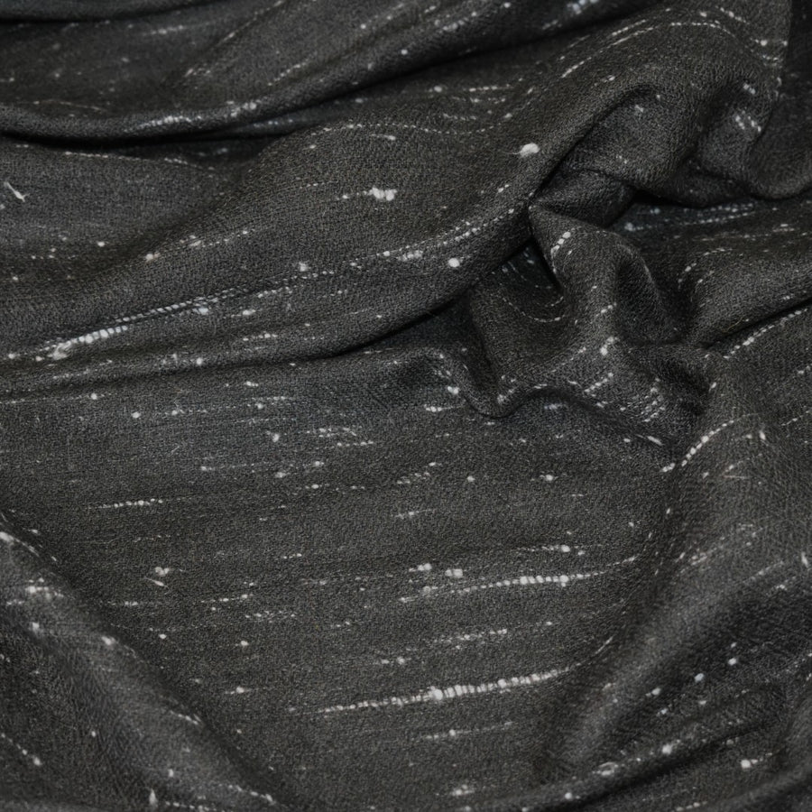 Sal Lana Angora & Merino cu dimensiuni MARI (~ 240 cm Lungime  x 105 cm Latime)-  Ash Gray - Snowflakes -> Cod: SALANG012