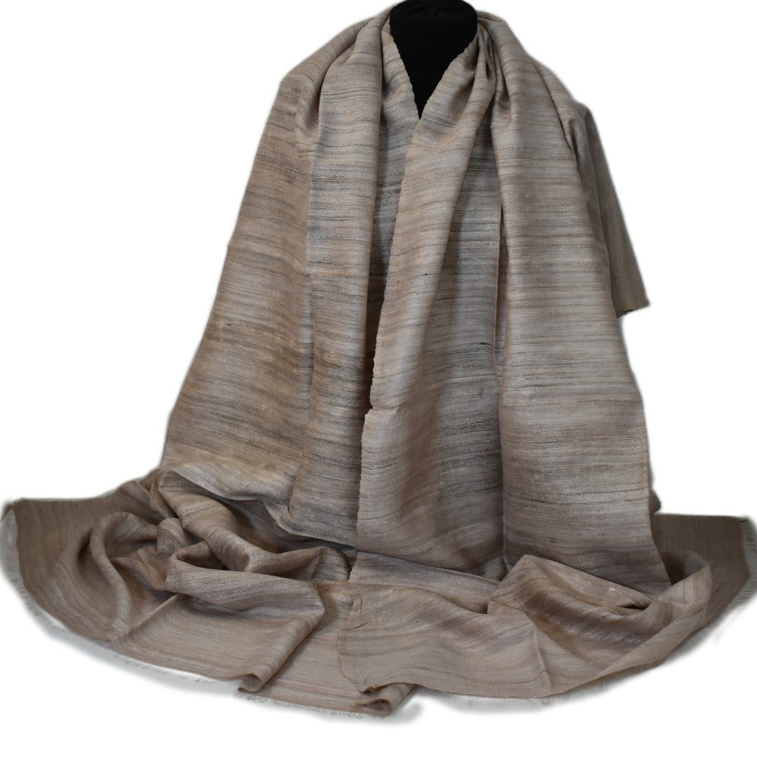 Sal tesut manual din 100% Matase Naturala Organica - Ghicha Tassar/Tussar Silk -> Cod: OrganicSilk8