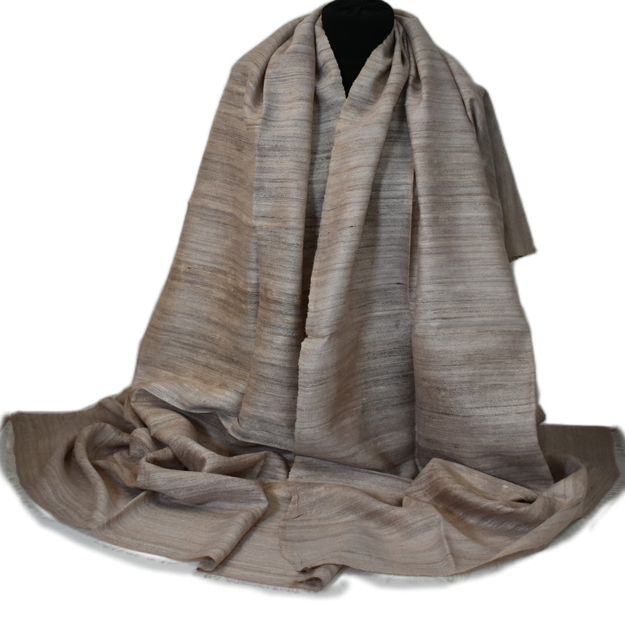 Sal tesut manual din 100% Matase Naturala Organica - Ghicha Tassar/Tussar Silk -> Cod: OrganicSilk8