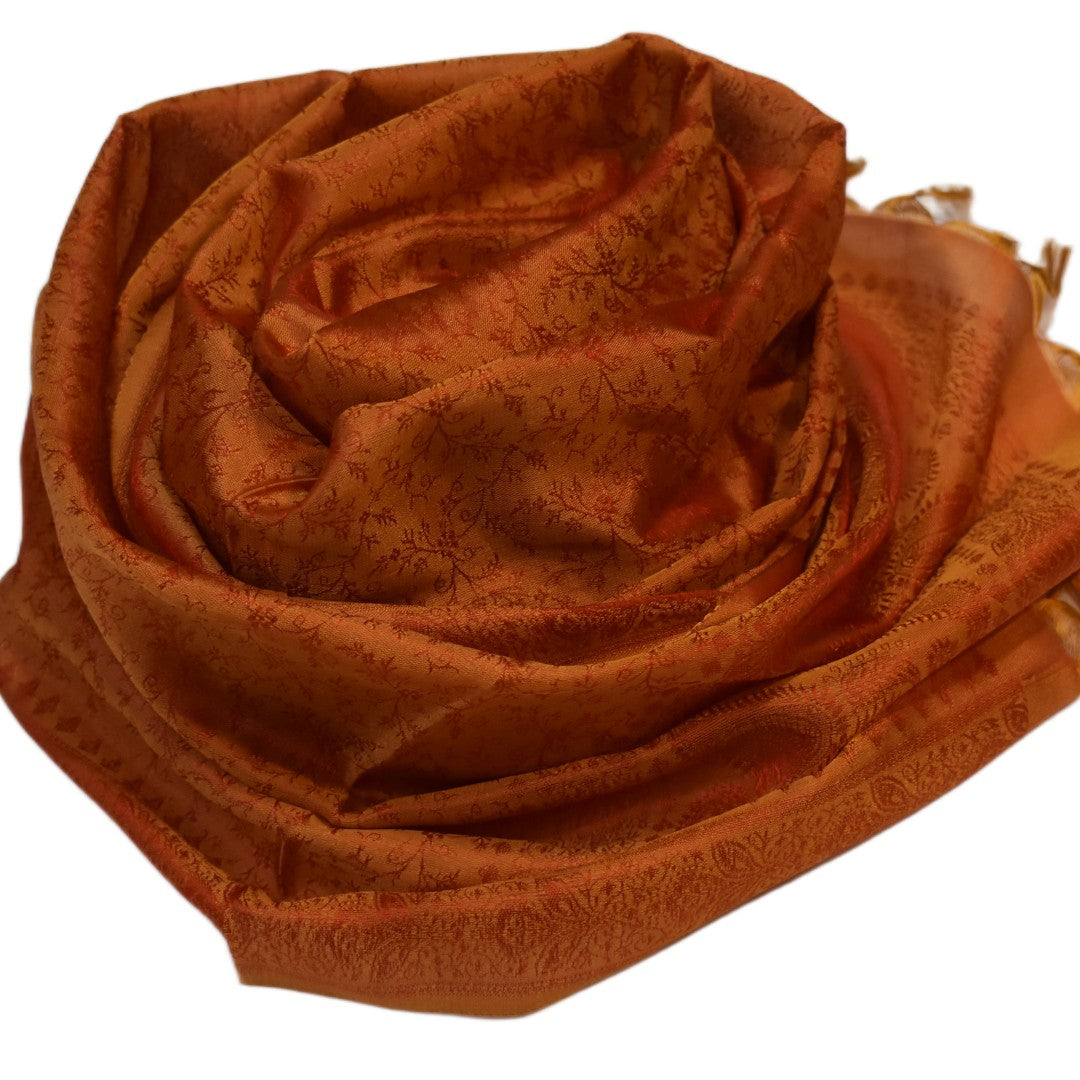 Esarfa/Sal tesut manual din Matase Naturala de Varanasi -> Cod: HANDMADE9
