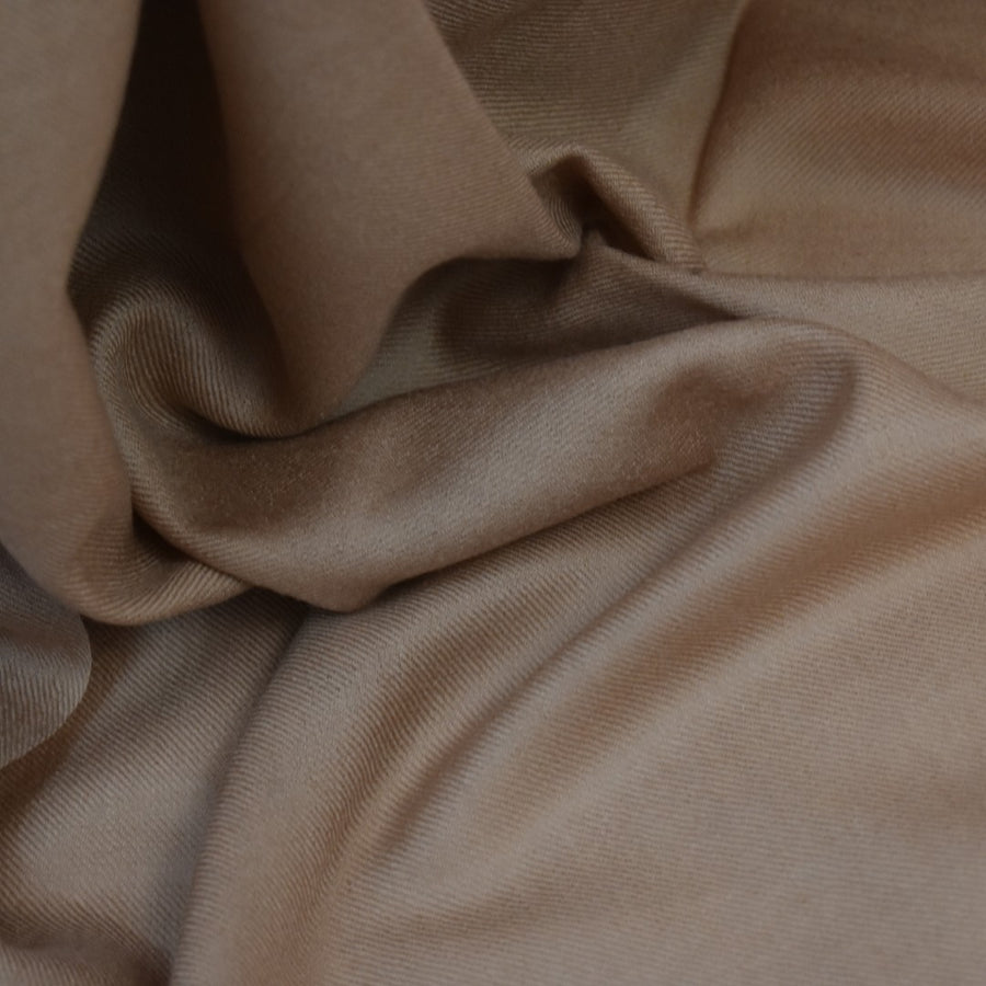 Esarfa Sal Casmir si Matase Naturala - Bej Capucino -> Cod: CASMIRSILK4