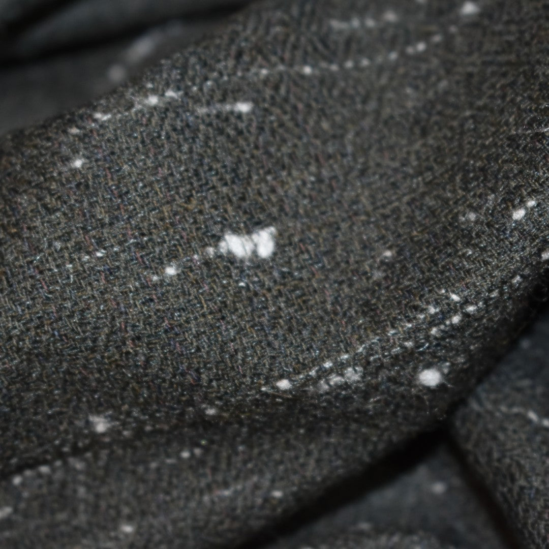 Sal Lana Angora & Merino cu dimensiuni MARI (~ 240 cm Lungime  x 105 cm Latime)-  Ash Gray - Snowflakes -> Cod: SALANG012