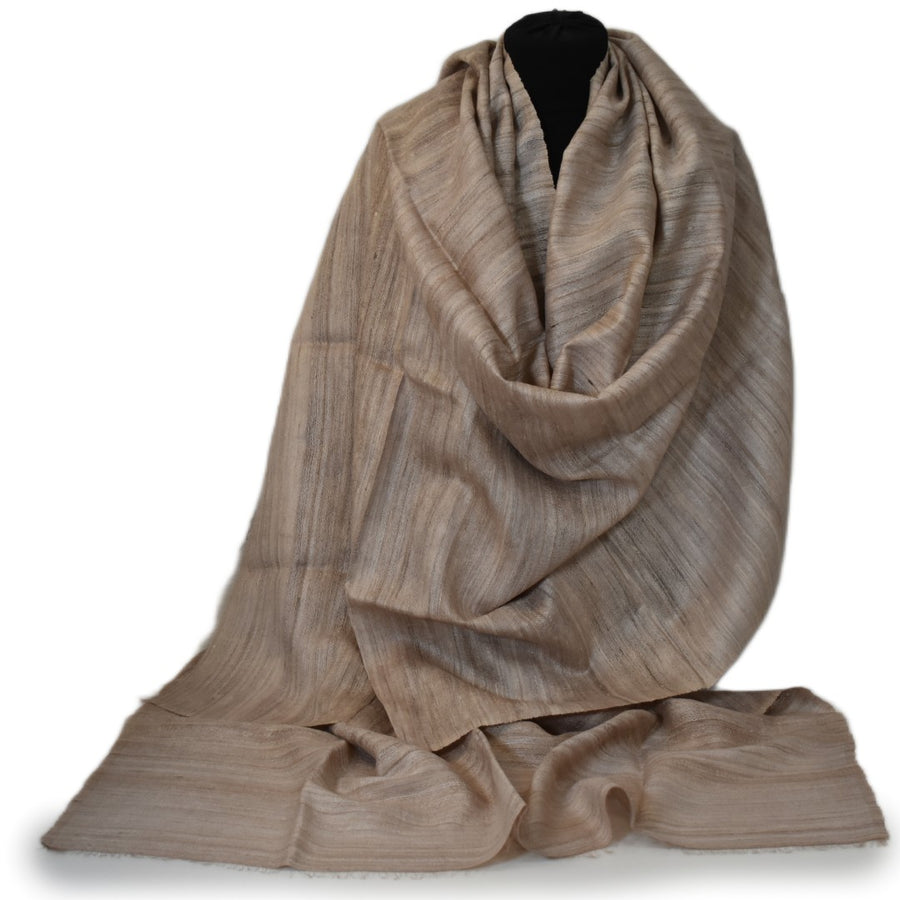 Sal tesut manual din 100% Matase Naturala Organica - Ghicha Tassar/Tussar Silk -> Cod: OrganicSilk8