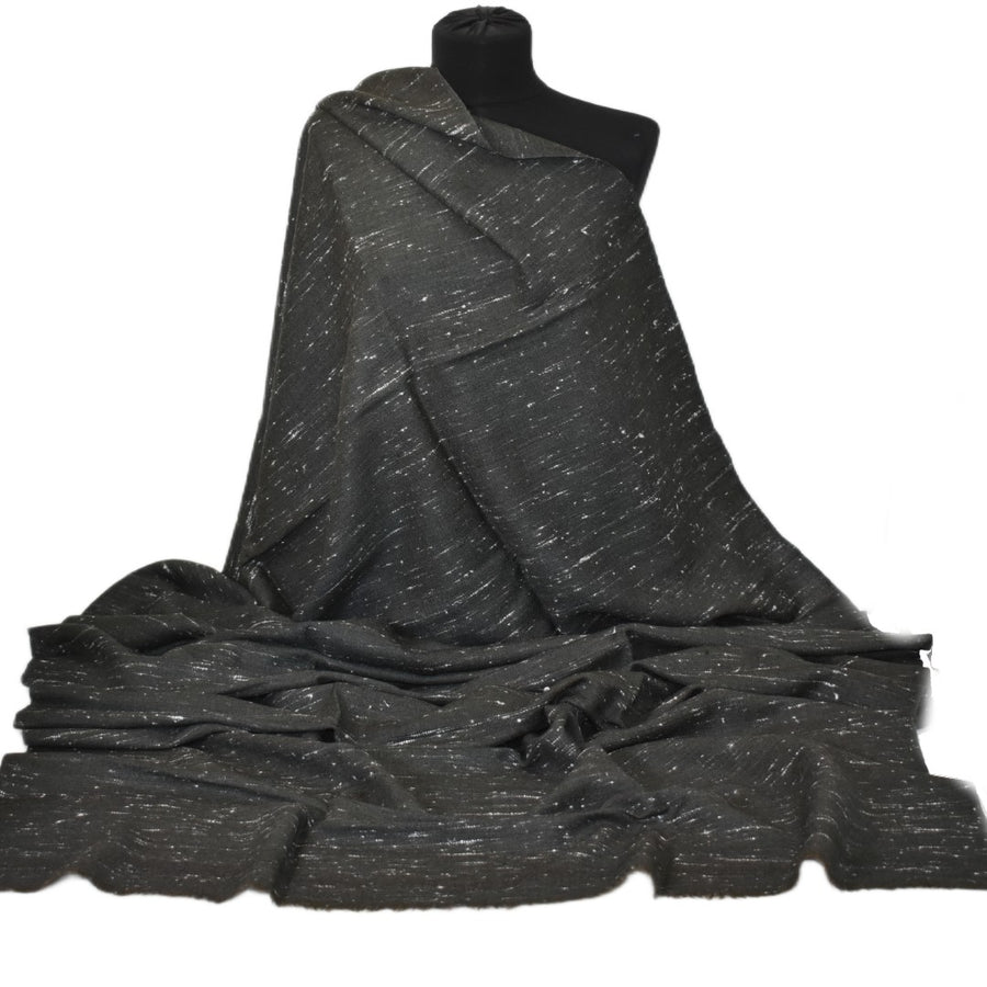 Sal Lana Angora & Merino cu dimensiuni MARI (~ 240 cm Lungime  x 105 cm Latime)-  Ash Gray - Snowflakes -> Cod: SALANG012