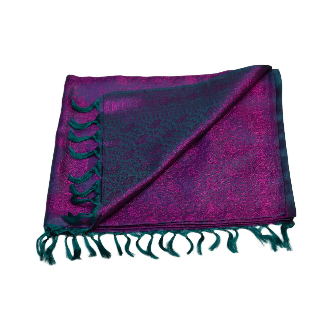 Esarfa/Sal tesut manual din Matase Naturala de Varanasi -> Cod: HANDMADE8