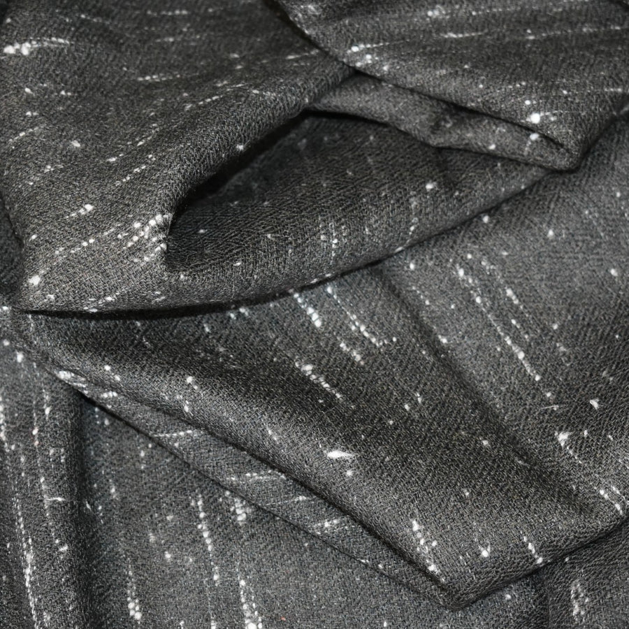 Sal Lana Angora & Merino cu dimensiuni MARI (~ 240 cm Lungime  x 105 cm Latime)-  Ash Gray - Snowflakes -> Cod: SALANG012