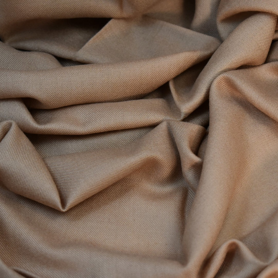 Esarfa Sal Casmir si Matase Naturala - Bej Capucino -> Cod: CASMIRSILK4