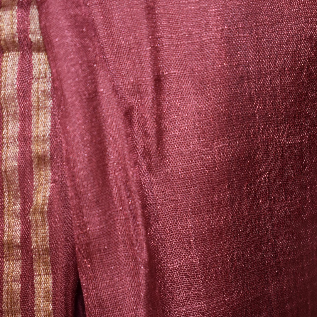 Pareo / Sarong/ Esarfa de Plaja - Cotton Silk cu bordura zari->Cod: Khadi7