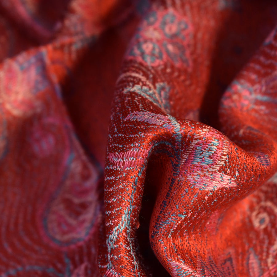 SAL Premium Jamawar din 100% Matase Naturala - Heritage -> Cod: PureSilkJamawar6