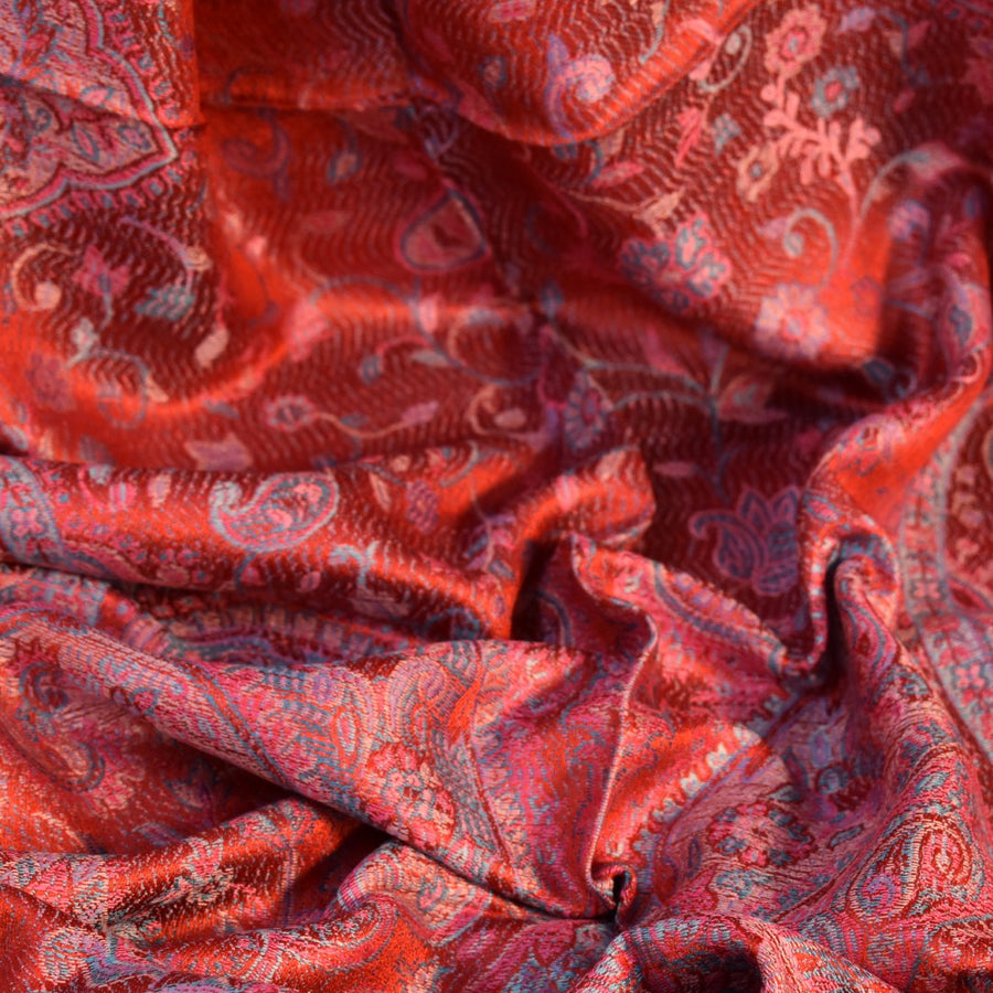 SAL Premium Jamawar din 100% Matase Naturala - Heritage -> Cod: PureSilkJamawar6